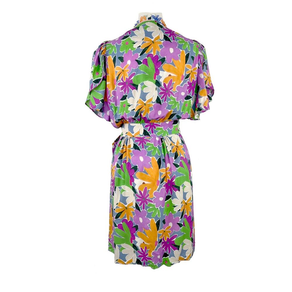 Celia B Liska Wrap Dress Floral Womens M NWT - Picture 2 of 6